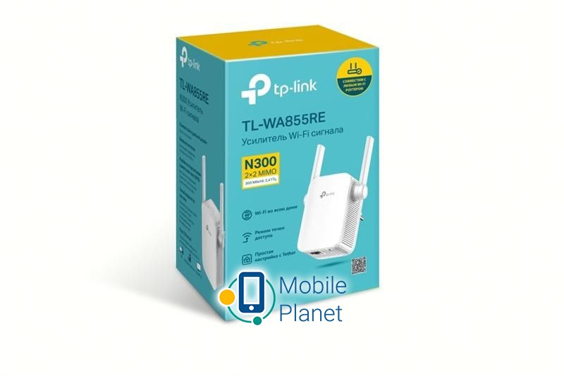 TP-Link TL-WA855RE (N300, 1xFE, 2 зовнішні антени) (UA) Режими роботи пристрою: Точка