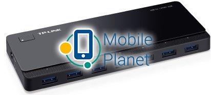 TP-LINK UH700 USB 3.0 7-Port Hub Размеры 6,5 х 2,6 х 0,7 в. (165 х 65,5 х 17,5