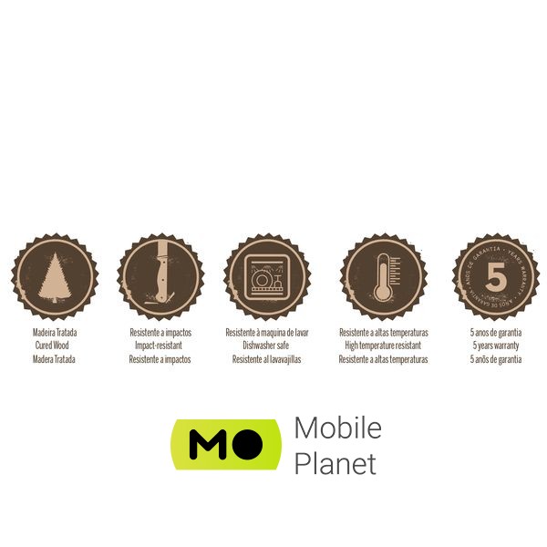 Tramontina Barbecue Polywood, 12 предметов (21199/909) (UA) Материал рукоятки Дерево