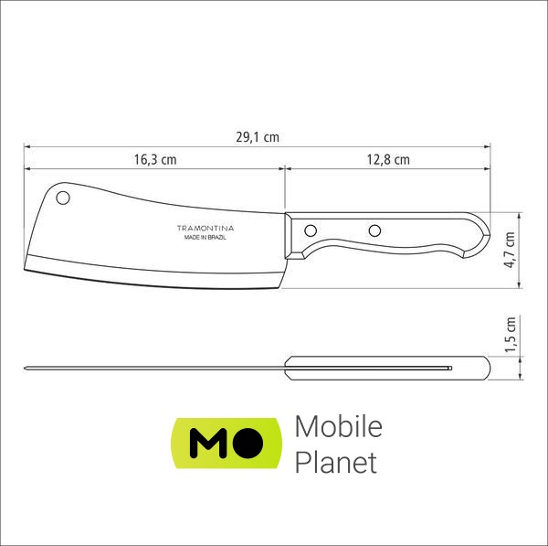 Tramontina DYNAMIC, 152мм (22319/106) (UA) Призначення Інші