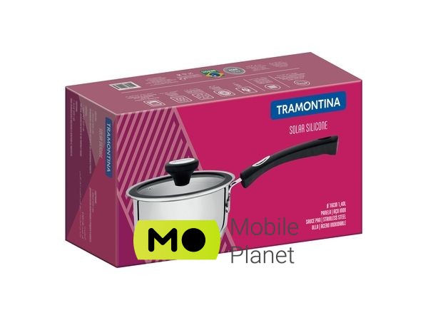 Tramontina Solar silicone (1.4 л) 16 см (62121/163) (UA) Тип: Ковш; Серия: Solar silicone; Объём,