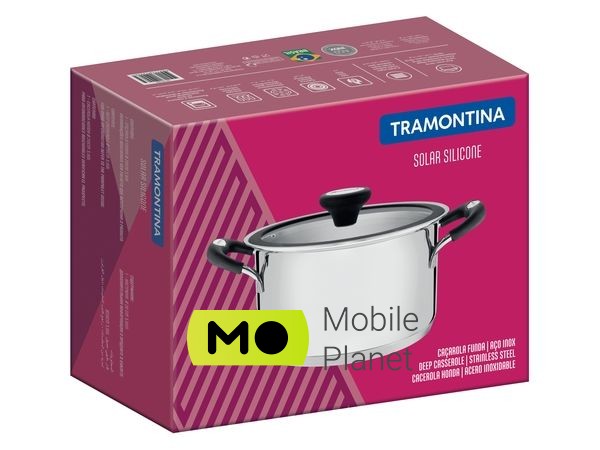 Tramontina Solar silicone (1.8 л) 16 см (62124/163) (UA) Тип: Кастрюля; Серия: Solar silicone;