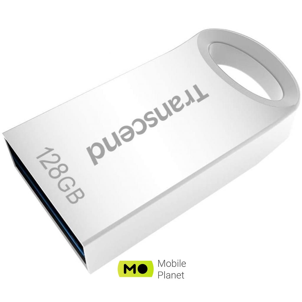 Transcend 128GB JetFlash 710 Silver USB 3.0 (TS128GJF710S) (UA) Тип: У металевому корпусі; Обсяг