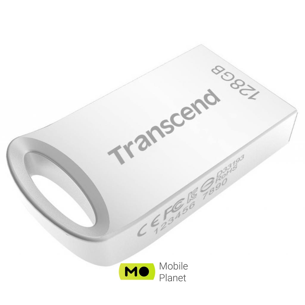 Transcend 128GB JetFlash 710 Silver USB 3.0 (TS128GJF710S) (UA) Об'єм пам'яті 128 Gb