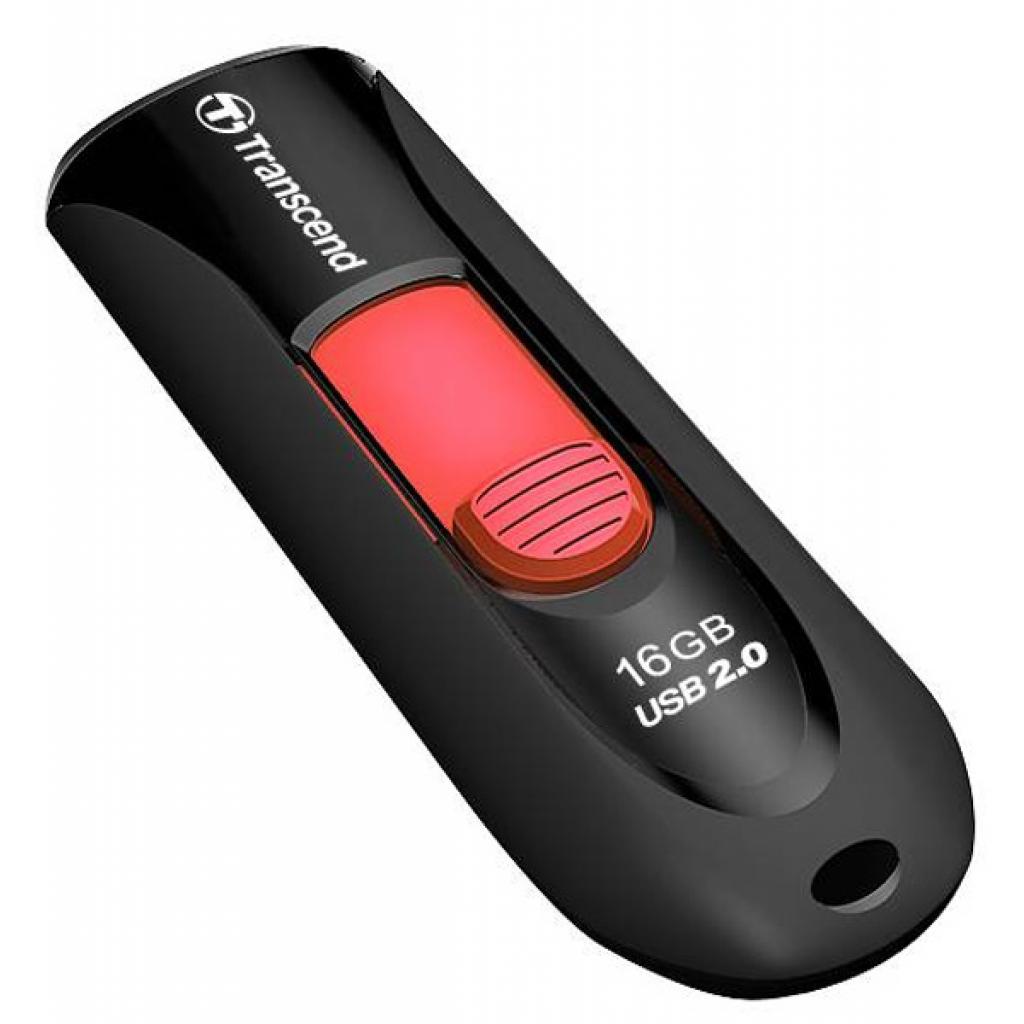 Transcend 16Gb JetFlash 590 (TS16GJF590K) Тип  З висувним USB, оригінальним дизайном <==> Об'єм пам'яті пам'яті 