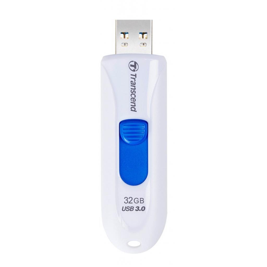 Transcend 32GB JetFlash 790 USB 3.0 (TS32GJF790W) (UA) Тип З висувним USB, Високошвидкісні