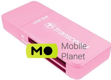 Transcend Cardreader USB 3.0/3.1 Gen 1 (TS-RDF5R) Pink (UA) Интерфейс подключения: USB 3.0;