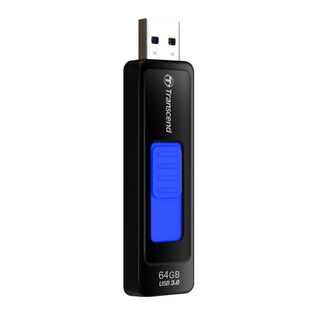Transcend JetFlash 760 (TS64GJF760) Тип: С выдвижным USB; Объем памяти: