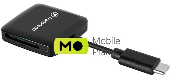 Transcend USB 3.2 Gen 1 Type-C SD / microSD Black (TS-RDC3) (UA) Інтерфейс підключення: Type-C; Слот