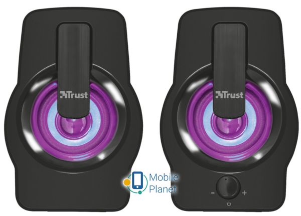 Trust Gemi RGB 2.0 Speaker Set Black USB (22948) (UA) Общая выходная мощность (RMS), Вт 12