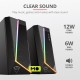 Trust GXT 609 Zoxa RGB Illuminated Set Black (24070) (UA)