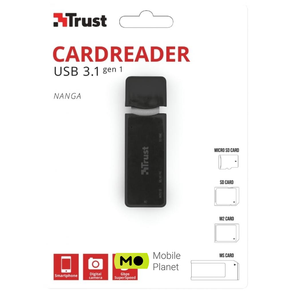 Trust Nanga USB 3.1 (21935) (UA) Тип: зовнішній USB 3.1; Колір