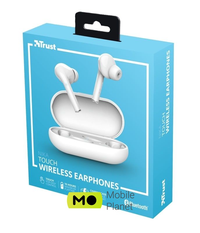 Trust Nika Touch (White) (23705) (UA) Вигляд навушників вкладиші
