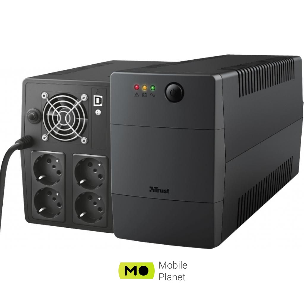 Trust UPS Paxxon 1000VA UPS 4 Outlets (23504) (UA) Клас товару для домашніх ПК
