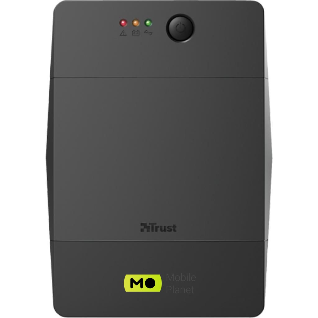 Trust UPS Paxxon 800VA UPS 2 Outlets (23503) (UA) Потужність, Вт: 480 Вт; Потужність,