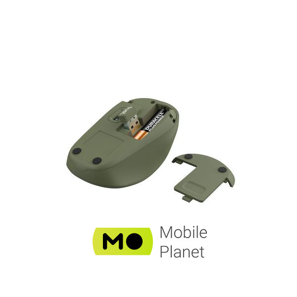 Trust YVI+ Silent Eco Wireless Green (24552) (UA) Количество кнопок 4