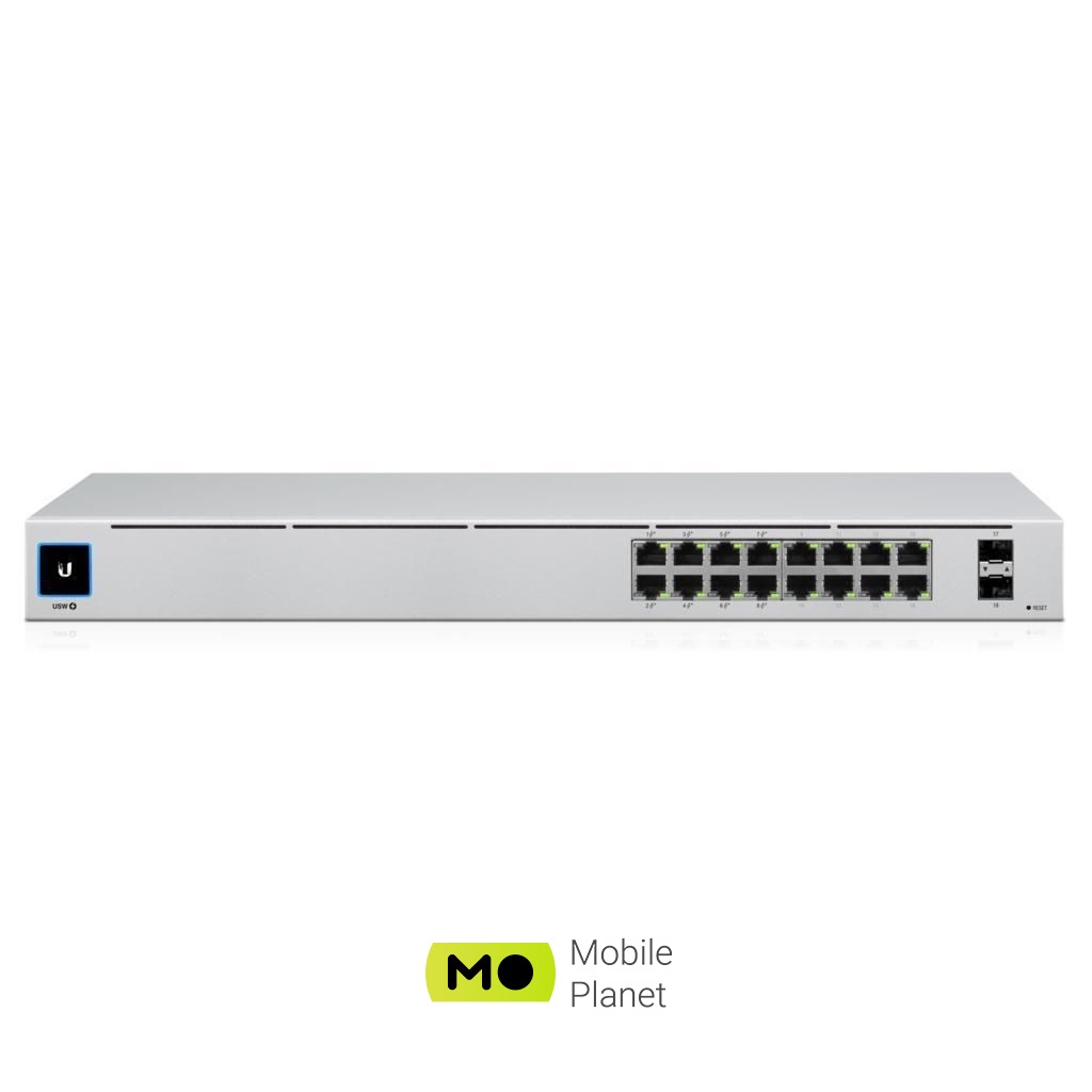 Ubiquiti USW-16-POE (UA) Кількість портів 18