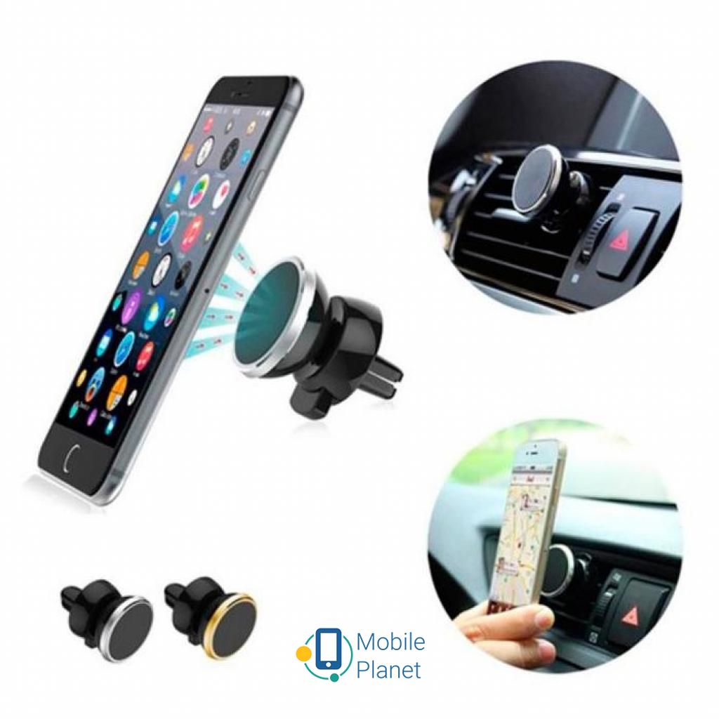 Универсальный автодержатель EXTRADIGITAL Magnetic Holder Black/Silver (CRM4114) (UA) Тип крепления дефлектор