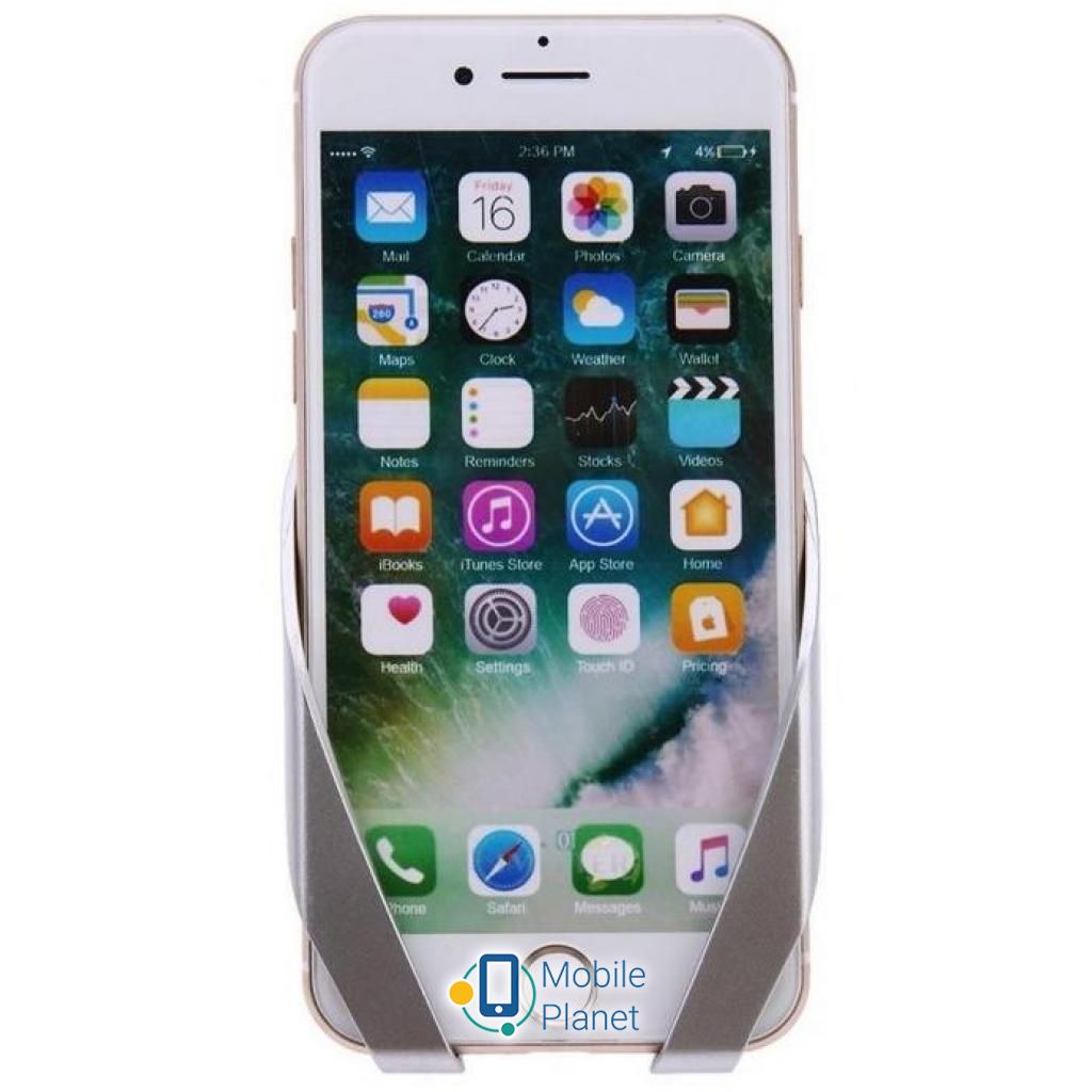 Универсальный автодержатель EXTRADIGITAL Mount Holder ExtraDigital Silver (CRM4119) (UA) Вращение 360 градусов