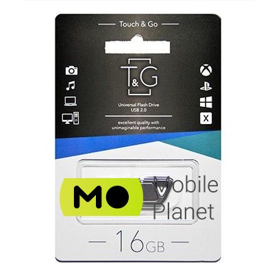 USB 16GB T&G 114 Metal Series (TG114-16G) Интерфейс: USB 2.0; Объем памяти: 16