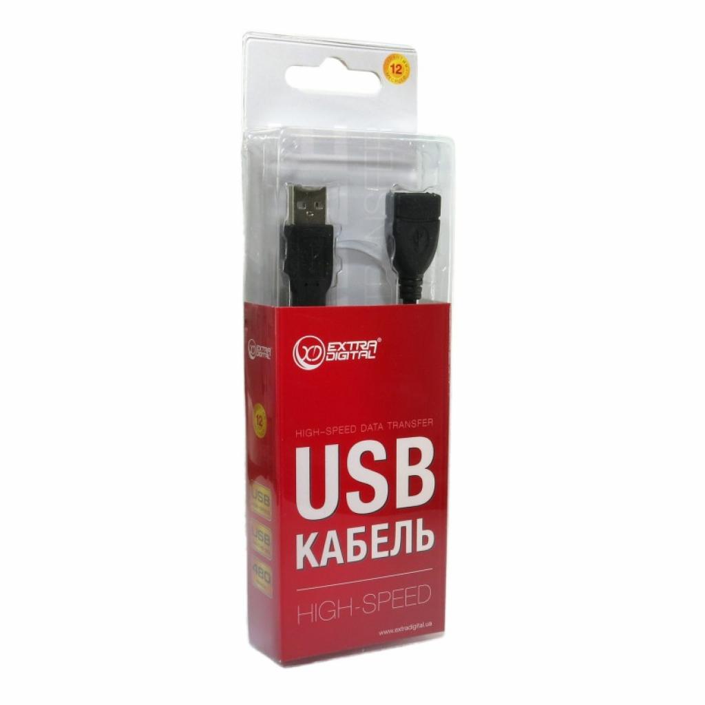 USB 2.0 AM/AF 1.5m EXTRADIGITAL (KBU1619) (UA) Тип: кабель; Тип Вход: USB 2.0; Тип
