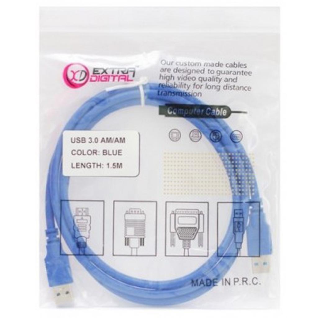 USB 3.0 AM/AM 1.5m EXTRADIGITAL (KBU1629) (UA) Виробник EXTRADIGITAL