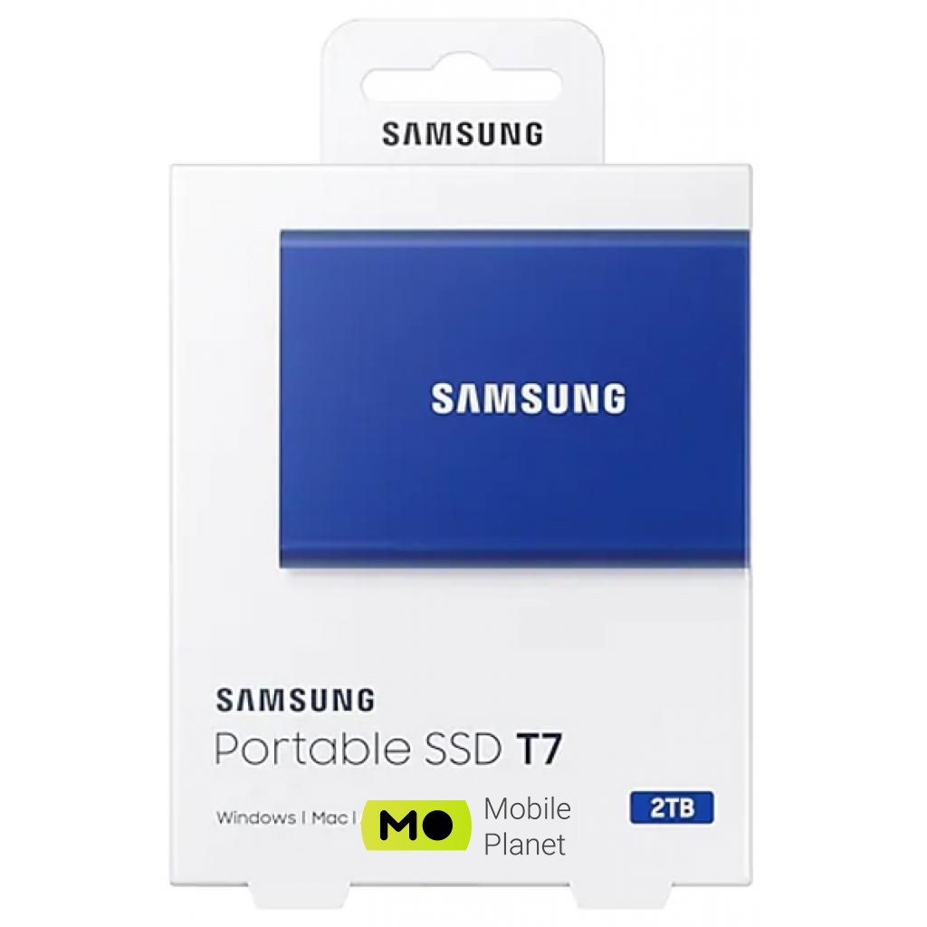 USB 3.2 2TB T7 Samsung (MU-PC2T0H / WW) (UA) Швидкість читання , макс. 1050 Mb/s