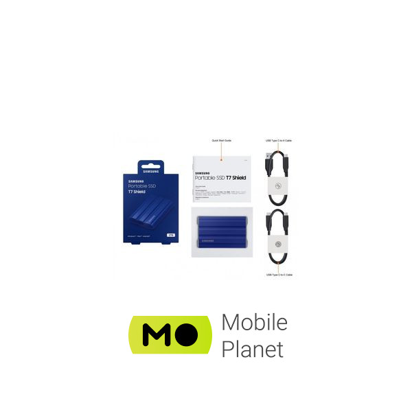 USB 3.2 2TB T7 Shield Samsung (MU-PE2T0R/EU) (UA) Тип накопичувача: зовнішній;