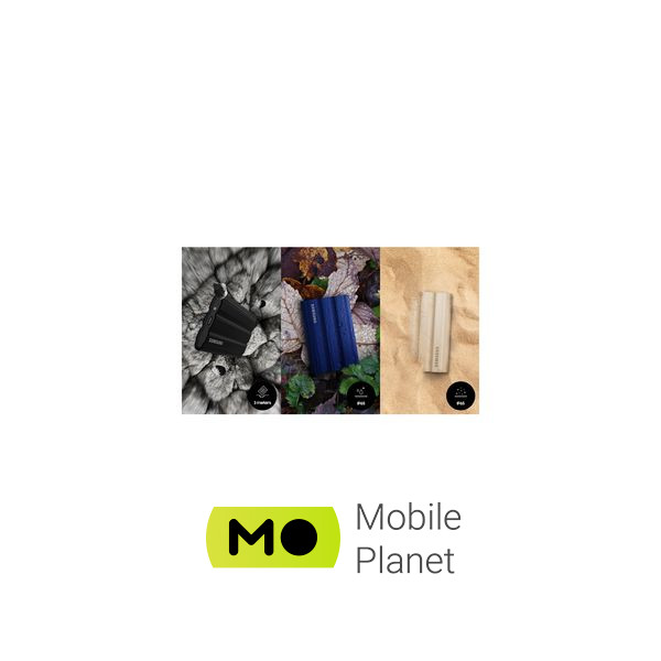 USB 3.2 2TB T7 Shield Samsung (MU-PE2T0S/EU) (UA) Форм-фактор portable