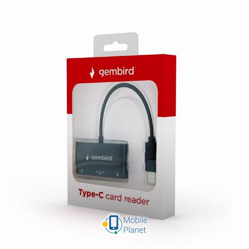 USB Type-C Gembird UHB-CR3-02 Black XQD: нет; Другие интерфейсы: нет;