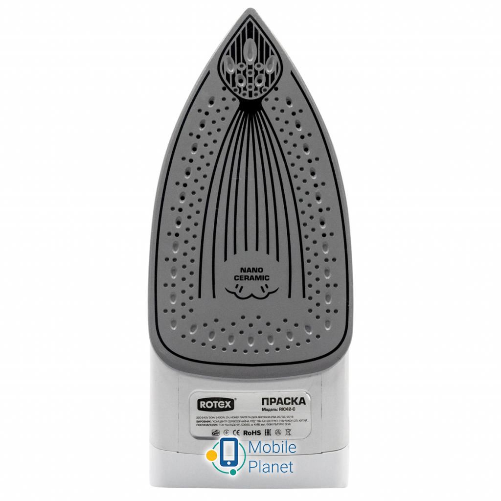 Утюг Rotex RIC42-C Ultra Glide (UA) Тип: утюг с подачей пара;