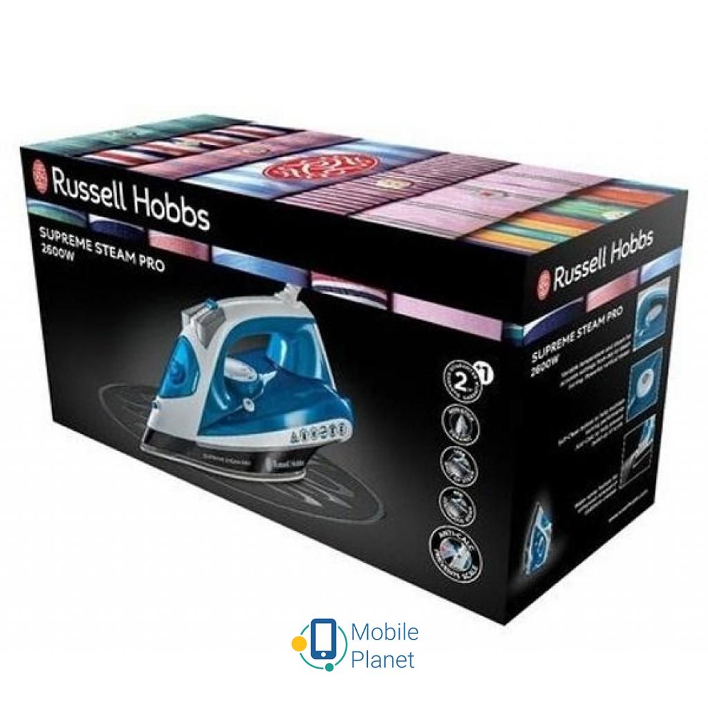 Праска Russell Hobbs Supreme Steam Pro (23971-56) Тип: праска з подачею пара;