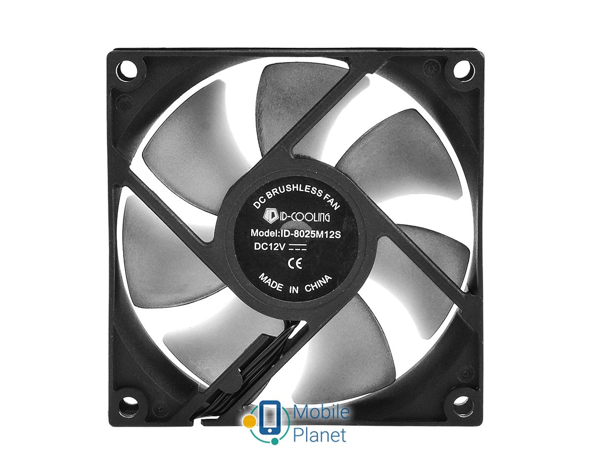 Вентилятор ID-Cooling NO-8025-SD (UA) Розміри, мм: 80 x 80 x 25;
