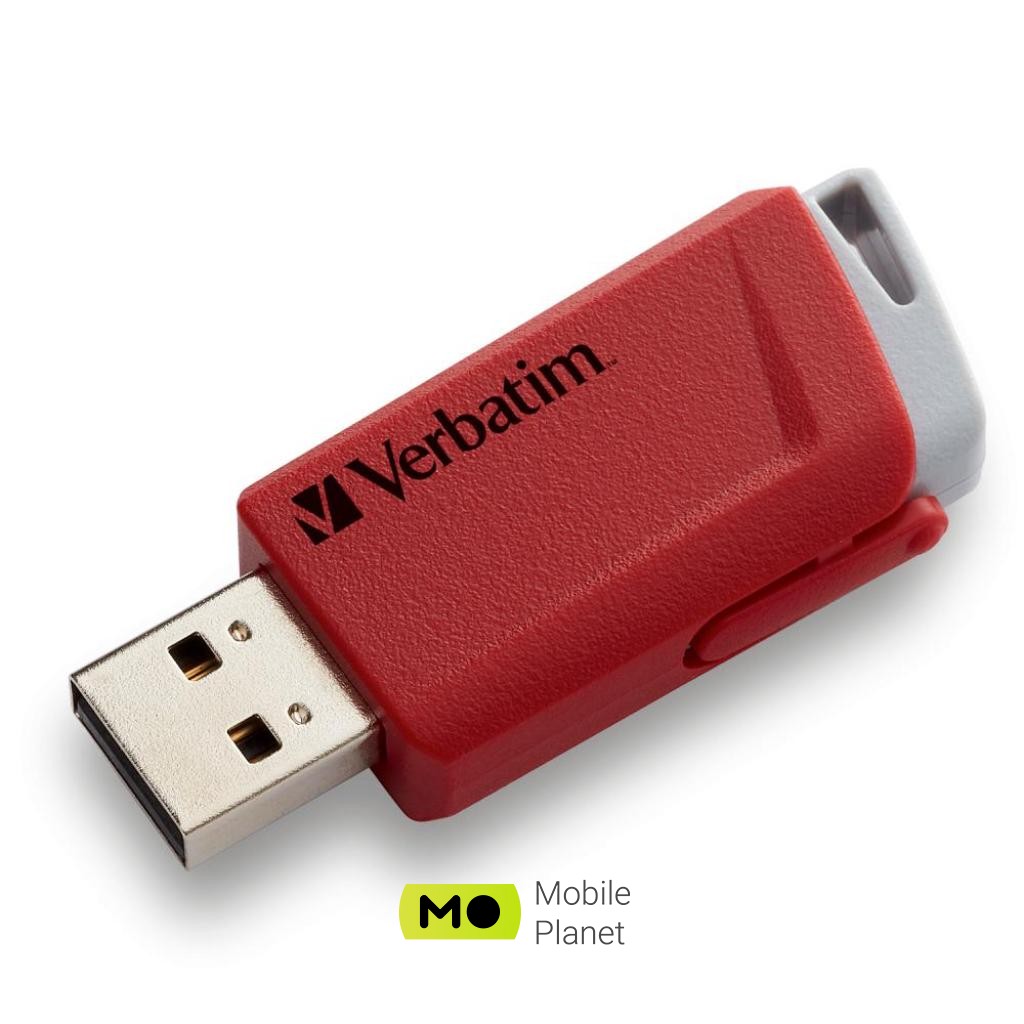 Verbatim 2x32GB Store n Click Red/Blue USB 3.2 (49308) (UA) Интерфейс USB 3.2