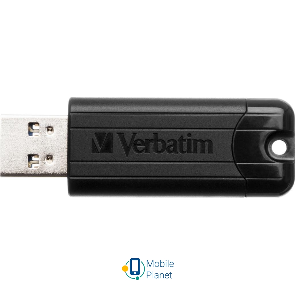 Verbatim 32GB PinStripe Black USB 3.0 (49317) (UA) Тип С выдвижным USB, Высокоскоростные