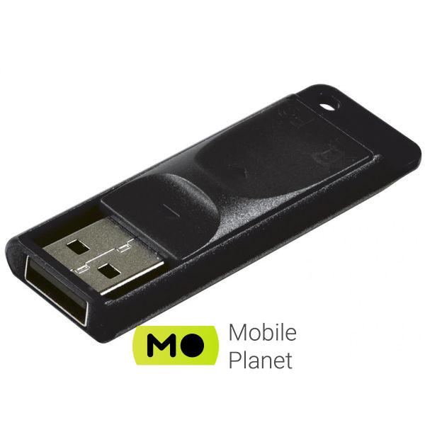 Verbatim 32GB Slider Black USB 2.0 (98697) (UA) Інтерфейс USB 2.0