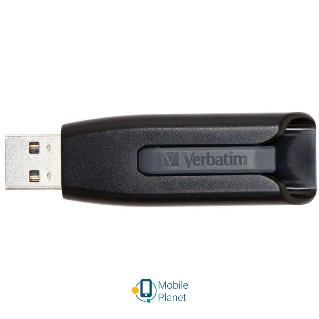 Verbatim 32GB Store n Go Grey USB 3.0 (49173) Максимальна швидкість читання  80 Мб/хв 