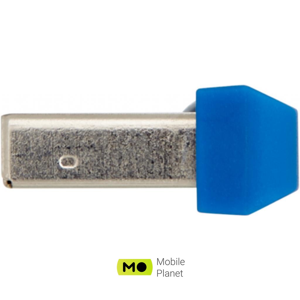 Verbatim 32GB Store n Stay NANO Blue USB 3.0 (98710) (UA) Максимальная скорость чтения 80 Мбайт/сек