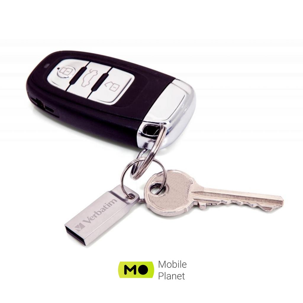 Verbatim 64GB Metal Executive Silver USB 2.0 (98750) (UA) Об'єм пам'яті 64 Gb