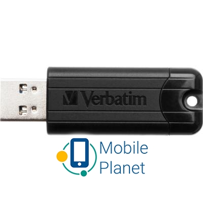 Verbatim 64GB PinStripe Black USB 3.0 (49318) (UA) Матеріал корпусу пластик