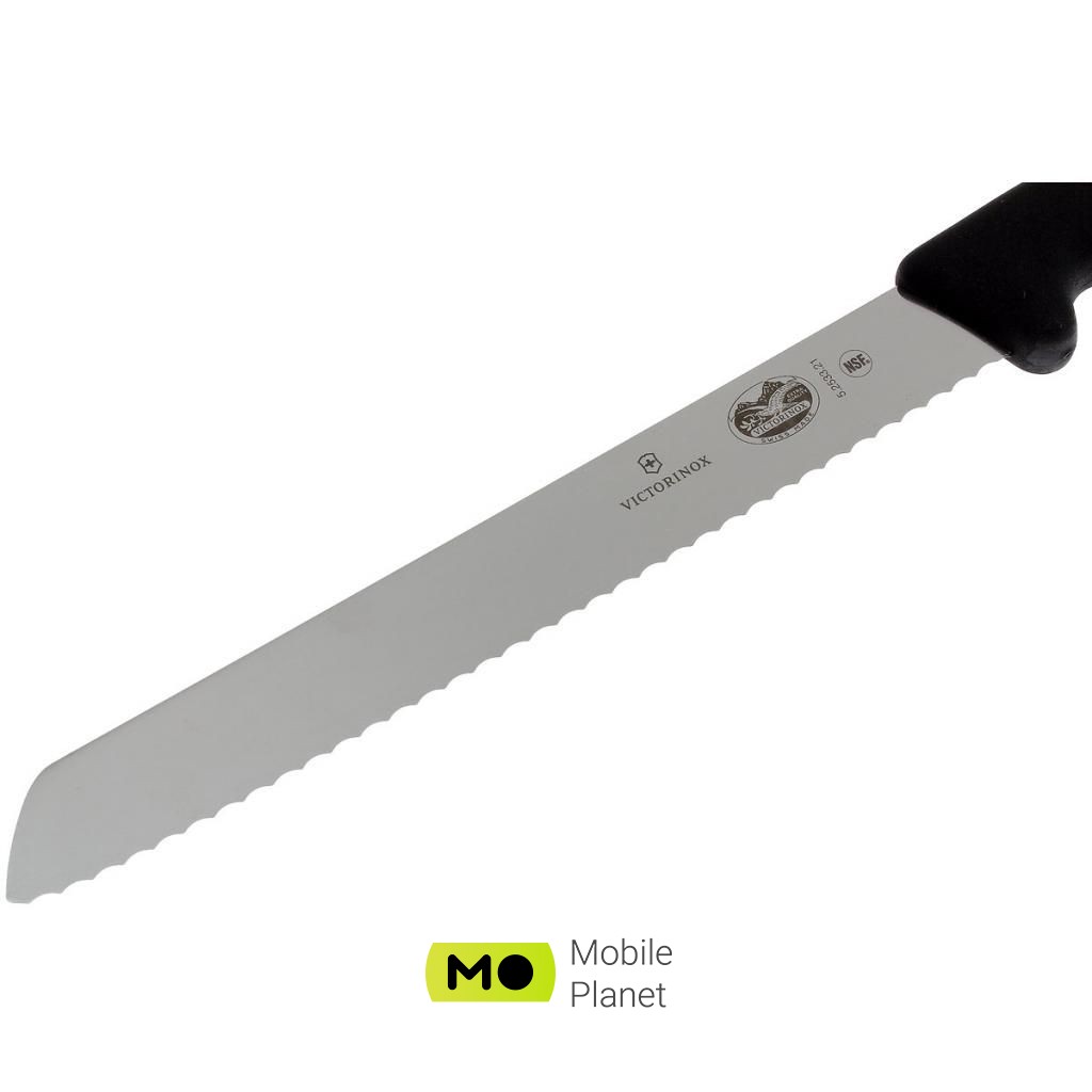 Victorinox Fibrox Bread Knife 21 см Black (5.2533.21) (UA) Материал рукояти полипропилен