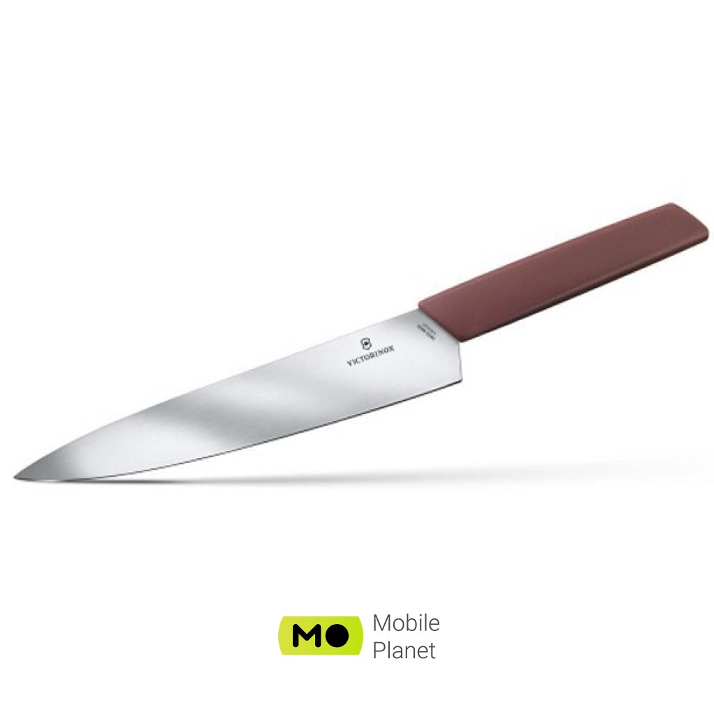 Victorinox Swiss Modern 22 см Burgundy (6.9016.221B) (UA) Призначення для нарізки, шеф