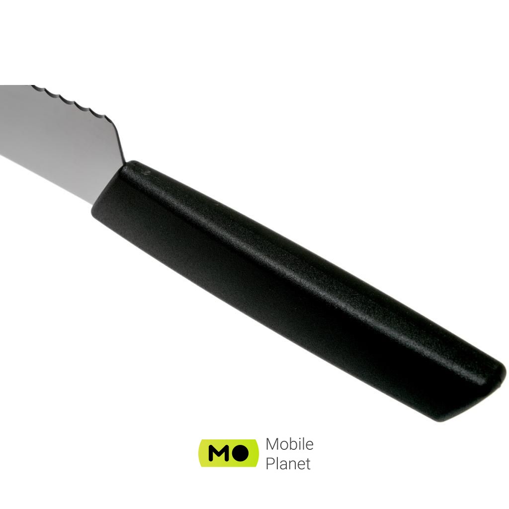 Victorinox SwissModern Bread and Pastry Knife 22 см Black (6.9073.22WB) (UA) Тип кріплення рукояті всадний