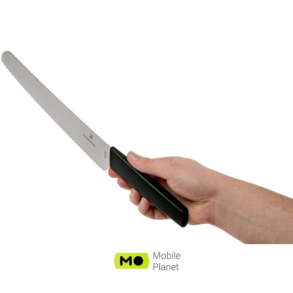 Victorinox SwissModern Bread and Pastry Knife 22 см Black (6.9073.22WB) (UA) Тип ножа: