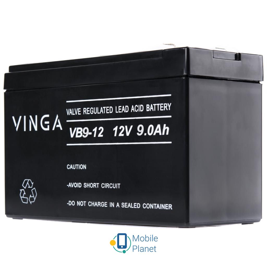 Vinga 12В 9 Ач (VB9-12) (UA) Напряжение 12 В