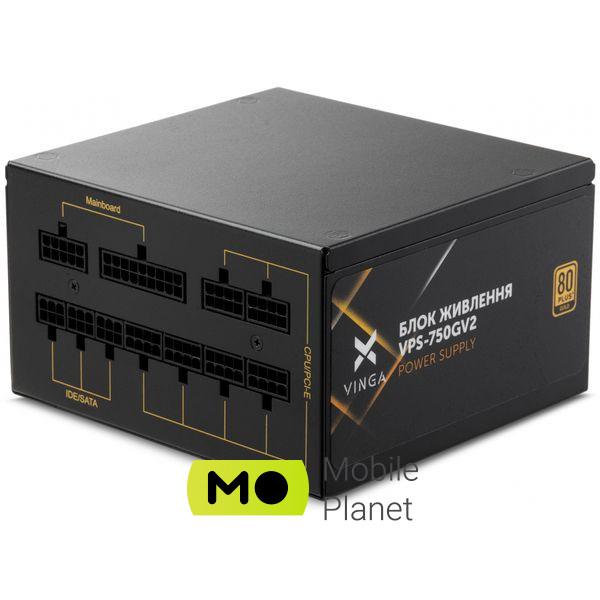 Vinga 750W (VPS-750GV2) (UA) Модульне підключення кабелів Full