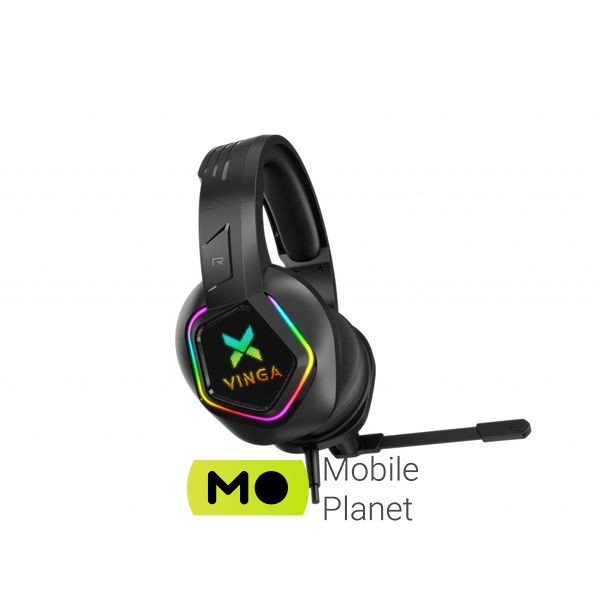 Vinga HSCU-160 Gaming LED Black (HSCU-160) (UA) Тип пристрою: гарнітура; Тип:
