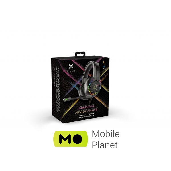 Vinga HSCU-160 Gaming LED Black (HSCU-160) (UA) Призначення для комп'ютера, для консолі