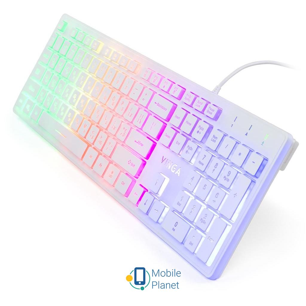 Vinga KB410 White Тип: с подсветкой,