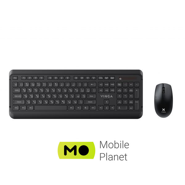 Vinga KBSW-110 Black Размеры клавиатуры 436.7 x 151 x 25 мм